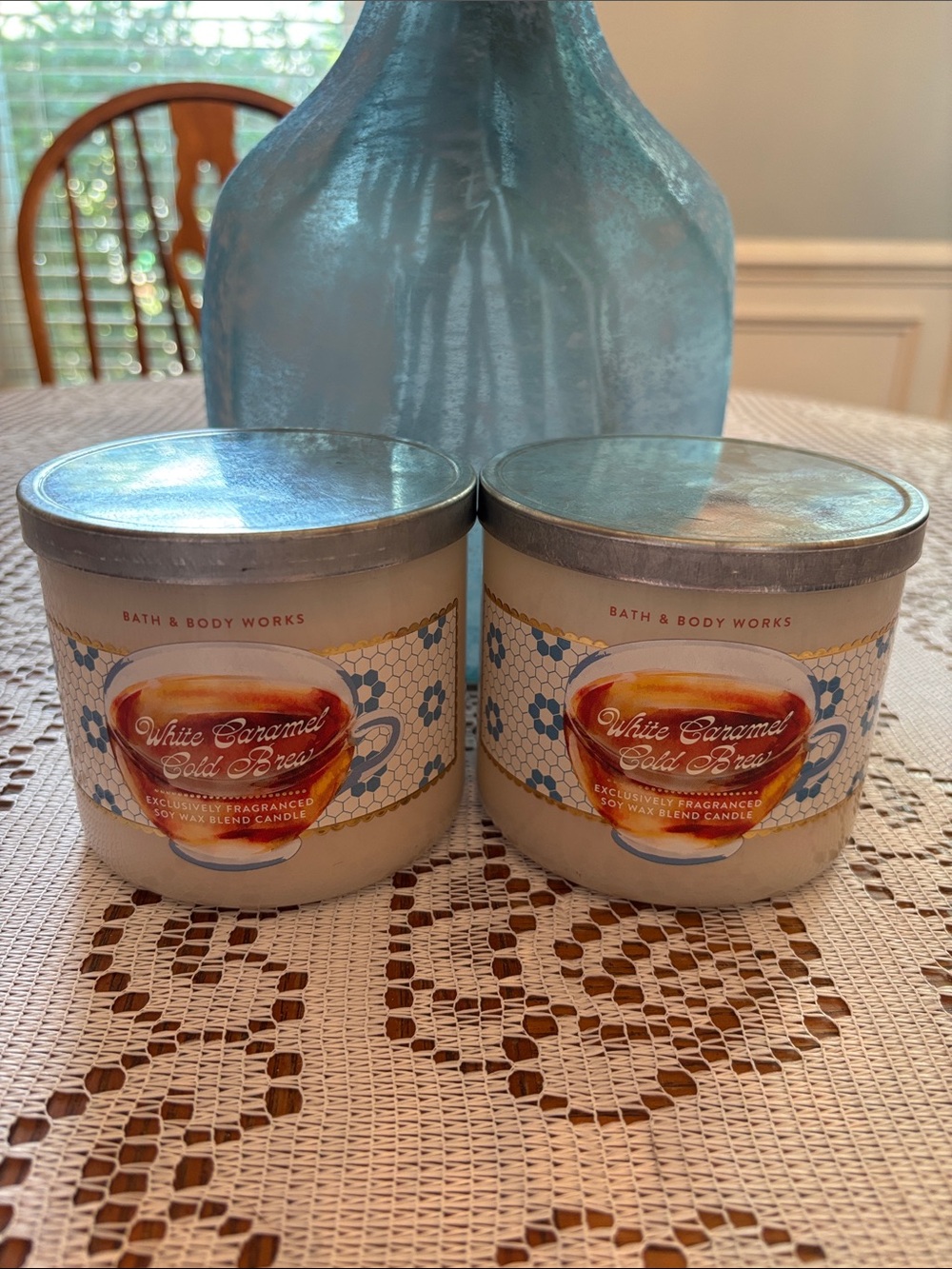 Bath & Body Works White Caramel Cold Brew 3-wick Candles